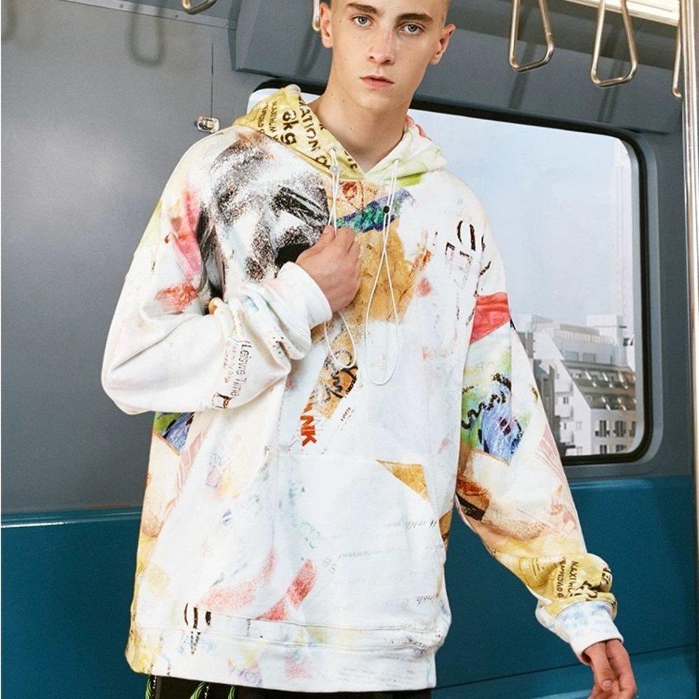 Colorful Graphic Hoodie Man/Woman